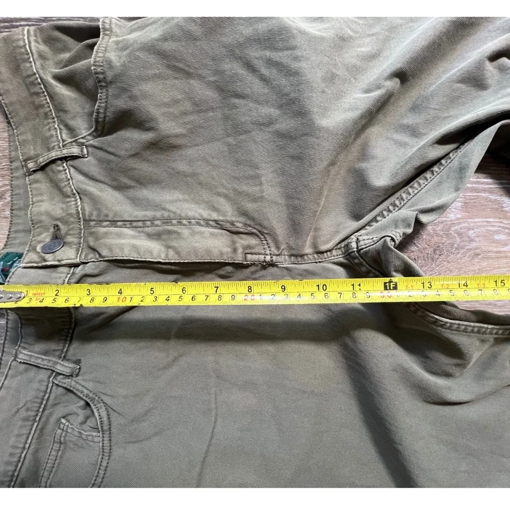 Woolrich Pants Mens 36x32 Green Straight Leg Five Pocket Outdoor Casual 3028